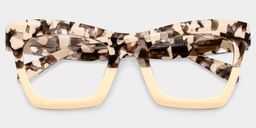 Benitez Square Two-Tone Glasses1