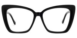 Shanell Butterfly Black Glasses0
