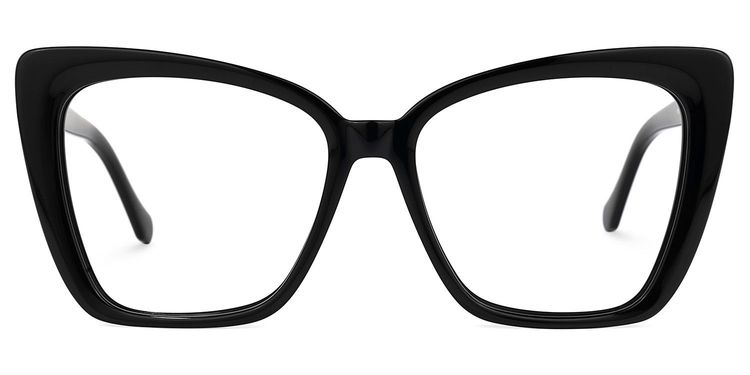 Shanell Butterfly Black Glasses