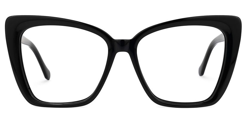 Shanell Butterfly Black Glasses
