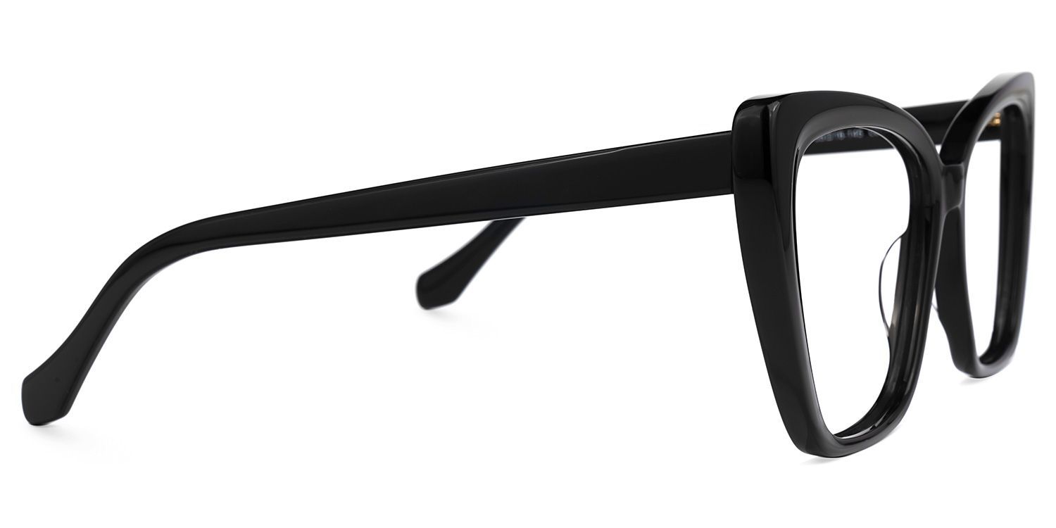 Shanell Butterfly Black Eyeglasses and Glasses Frames2