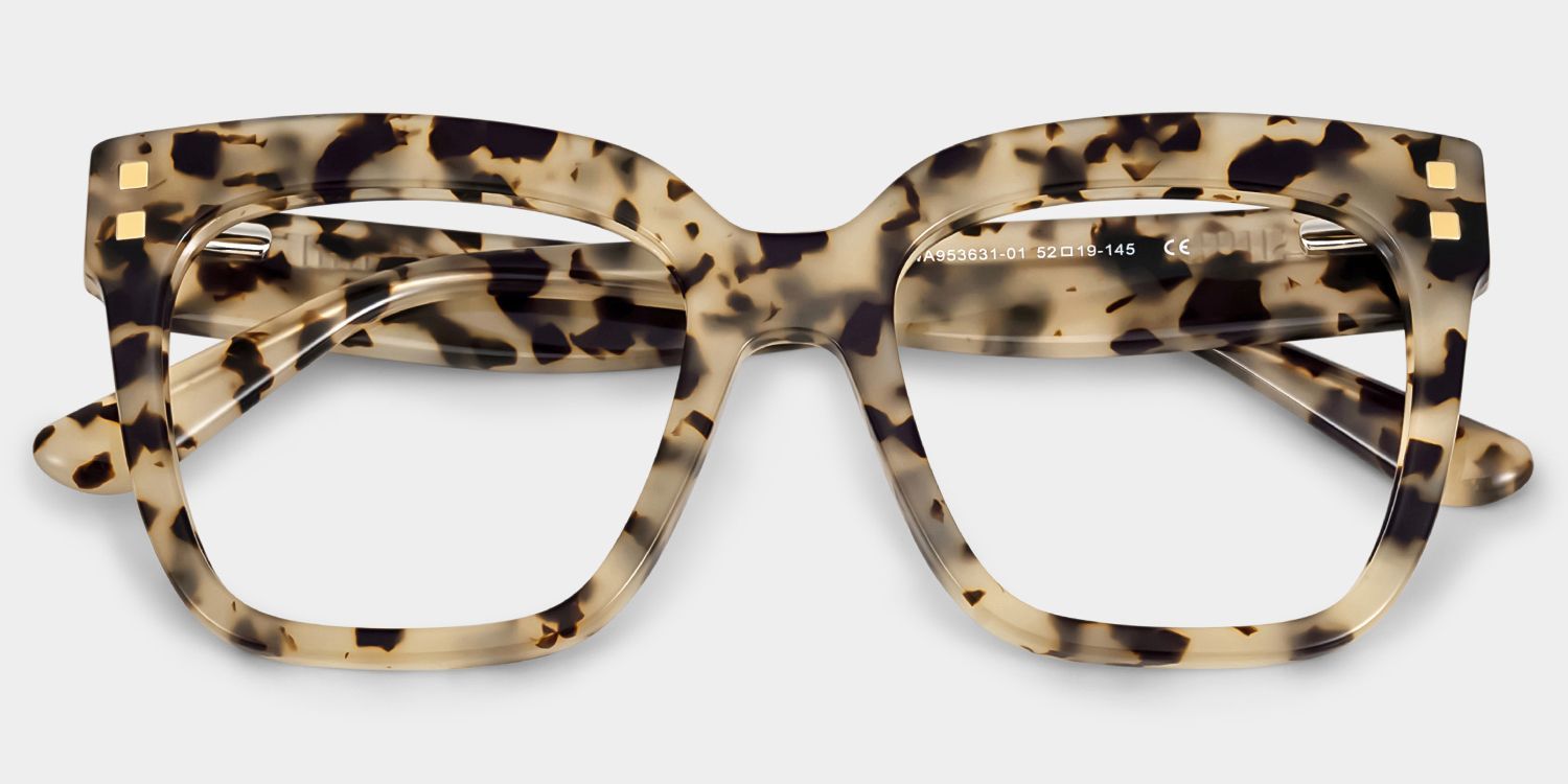 Minguela Square Brown-Tortoise Glasses | ZEELOOL