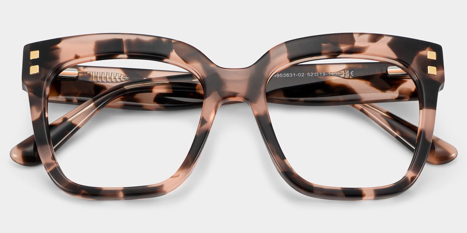 Minguela Square Cheetah Print Tortoise Glasses | ZEELOOL3