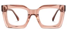 Lobo Square Beige Glasses1