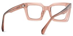 Lobo Square Beige Glasses5