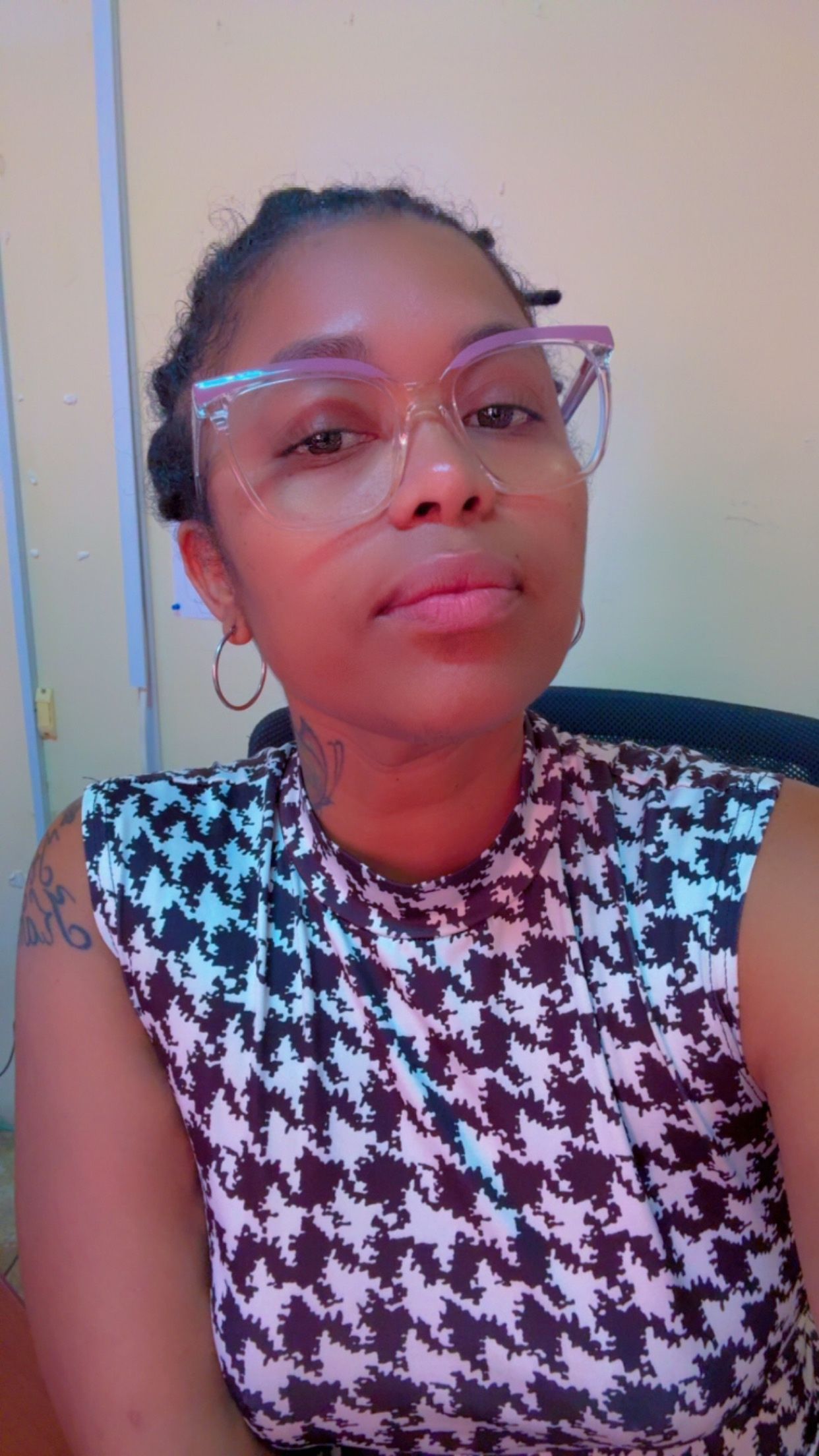 Square Tawana Purple Glasses deals -Zeelool Glasses