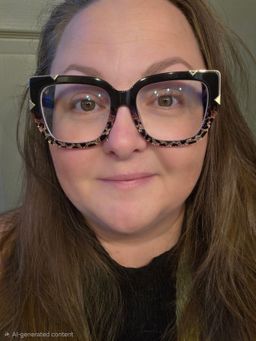 I wasn't 100% sure about this shape on my round face, but they look Fa0
