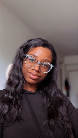 I love these glasses. They look so nice against my skin tone. I get so0