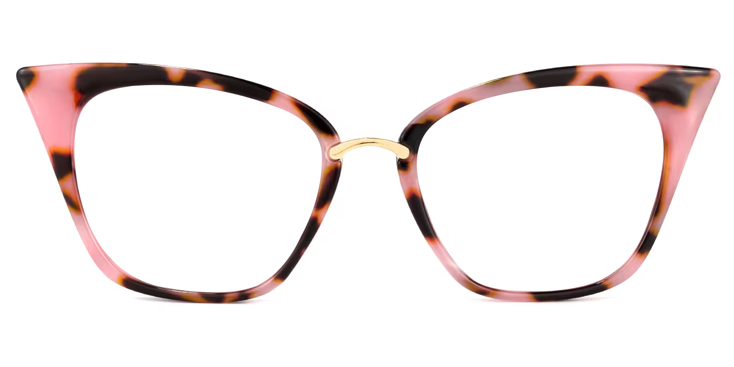 Chandrikar Cat Eye Pink-Floral Frame Glasses | ZEELOOL Canada