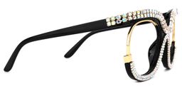 Veasley Square Multicolor Rhinestone Glasses2