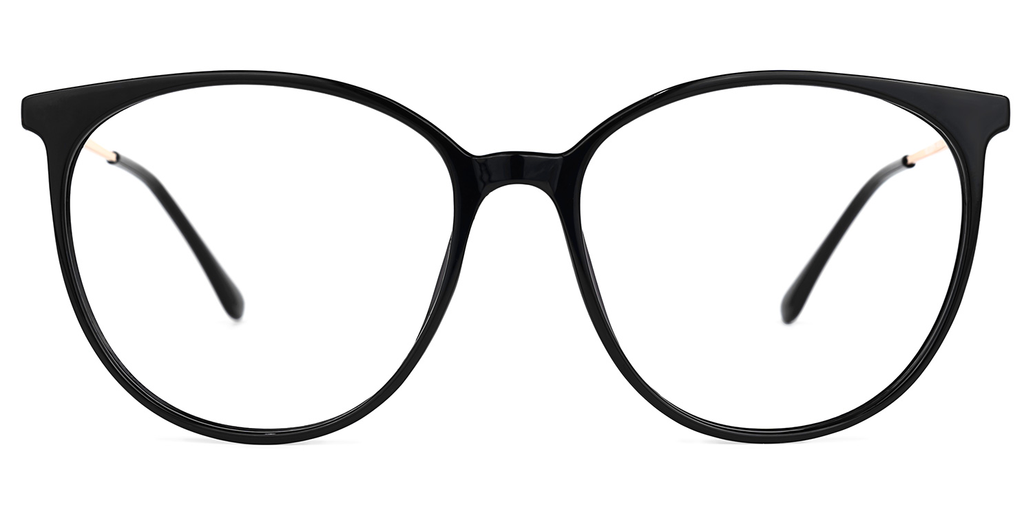 Chanty Round Black Glasses
