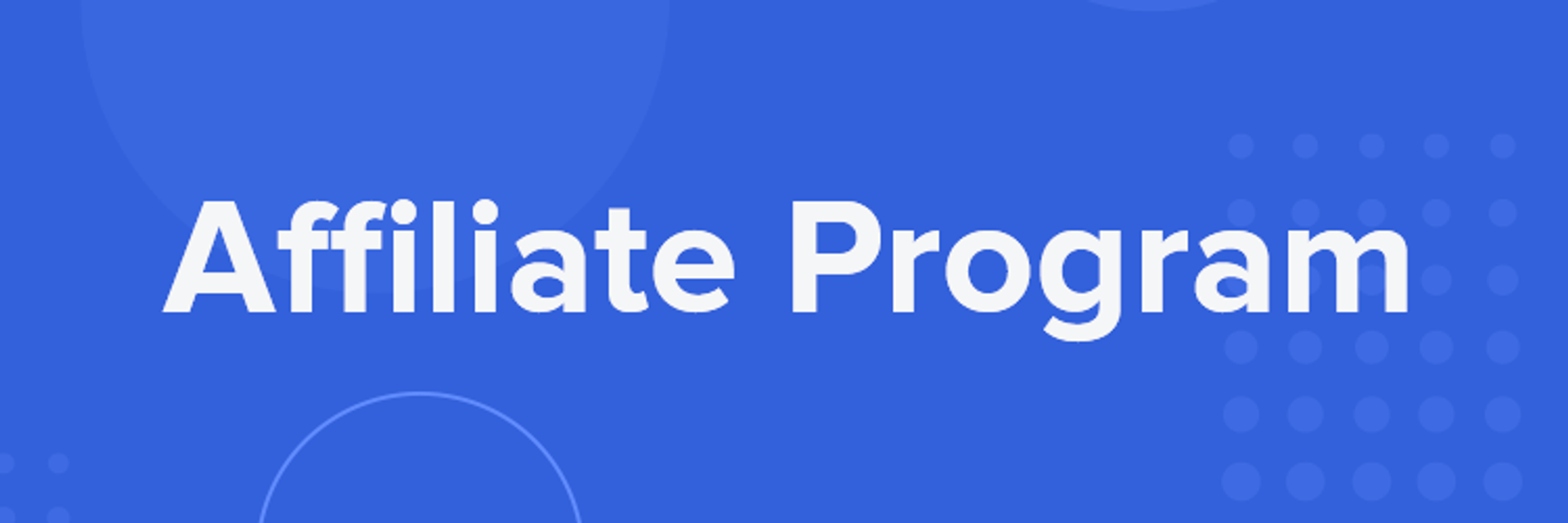 Affiliate Program Banner