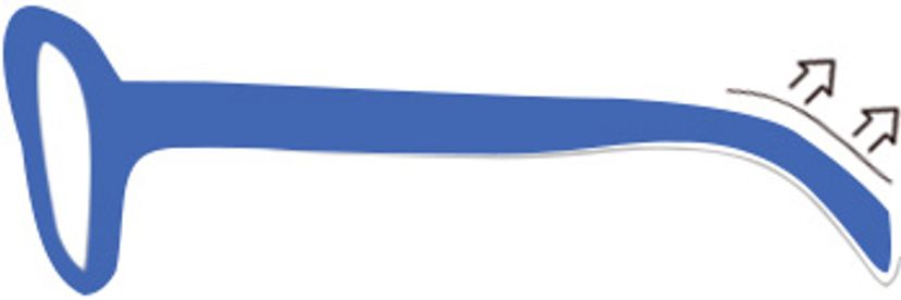 Plastic Frame Glasses High Adjustment